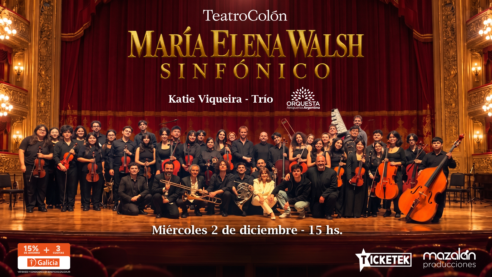 María Elena Walsh Sinfónico en Teatro Colón — foto 3